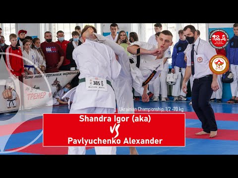 WKB Ukrainian championship, 1/2, -70 kg, Shandra Igor (aka) - Pavlyuchenko Alexander