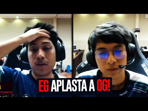 Reacción de EVIL GENIUSES después de ganar su serie contra OG