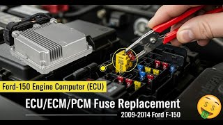 FORD F-150 PCM/ECU/ECM FUSE LOCATION & REPLACEMENT (2009-2014)