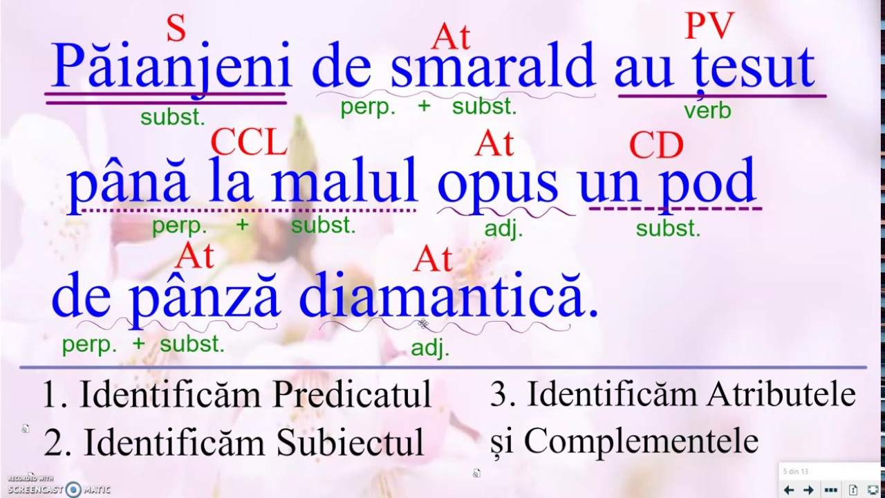 Analiza sintactic? a propozi?iei