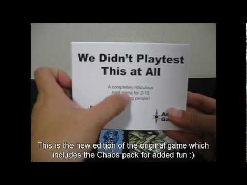 We Didn't Playtest This At All - a look at the new edition - by the OCD Gamer