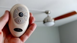 Harbor Breeze Ceiling Fan Remote, Program, Dimmer and Conflict Fix