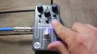 Ews Japan tri logic Bass preamp III demo by Ariel