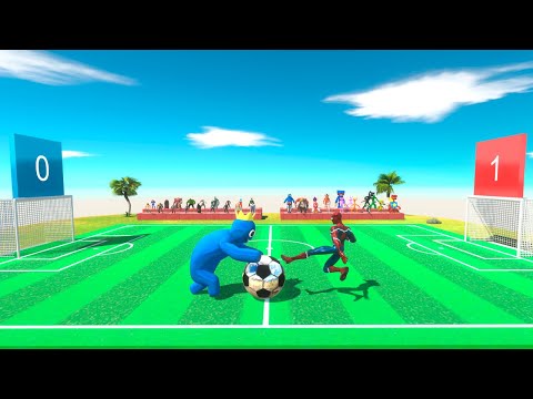 Soccer Superheroes vs Monsters - Animal Revolt Battle Simulator