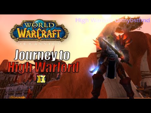 Journey to High Warlord | Urmybstfrnd  | Whitemane Rogue PvP | WoW Classic