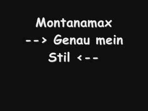 Montanamax - Genau Mein Stil