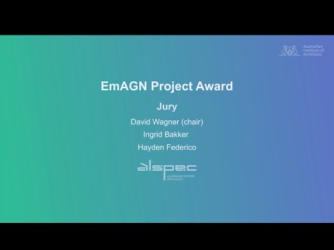 EmAGN Project Award Shortlist | 2023 Victorian Architecture Awards Night
