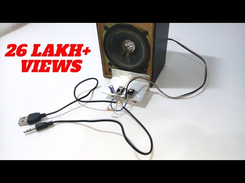 Very Easy and Simple to Make USB Speaker at home - DIY Only in 12₹ Video