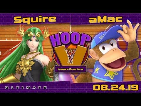Squire (Palutena) vs. aMac (Diddy) - Losers Quarters - Hoop V