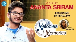 Lyricist Ananta Sriram Exclusive Interview