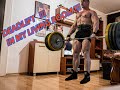 DEADLIFT 245kg in my Living room!!!