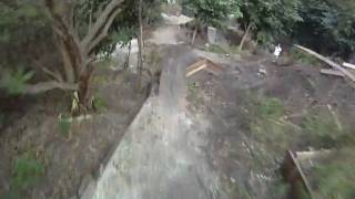 preview picture of video 'Breaking my Collarbone mountain biking, Markam Park'