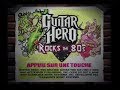 Ps2 Introduction Du Jeu Guitar Hero Rocks The 80 S De Activision 2007