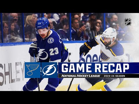 Blues @ Lightning 12/19 | NHL Highlights 2023