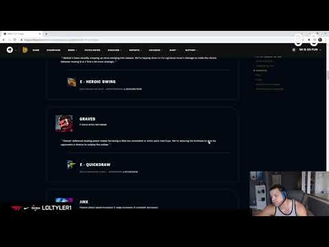 Tyler1 React To Graves Nerf