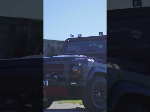 Restaurado Land Rover Defender 110 com Motor LT4 de 640 hp #shorts |Design automotivo do ECD