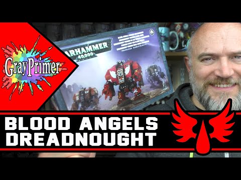 Blood Angels Furioso Death Company Dreadnought - Warhammer 40,000 Unbox, Build and Review