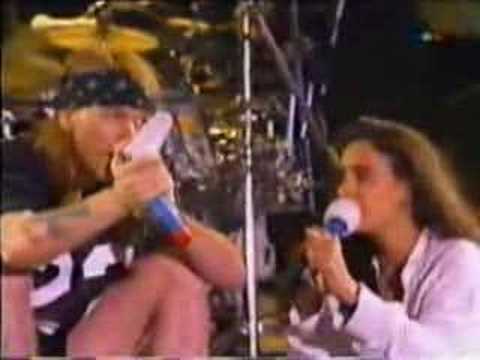 Axl Rose Gets Rocks Thrown At Him And Stops The Show