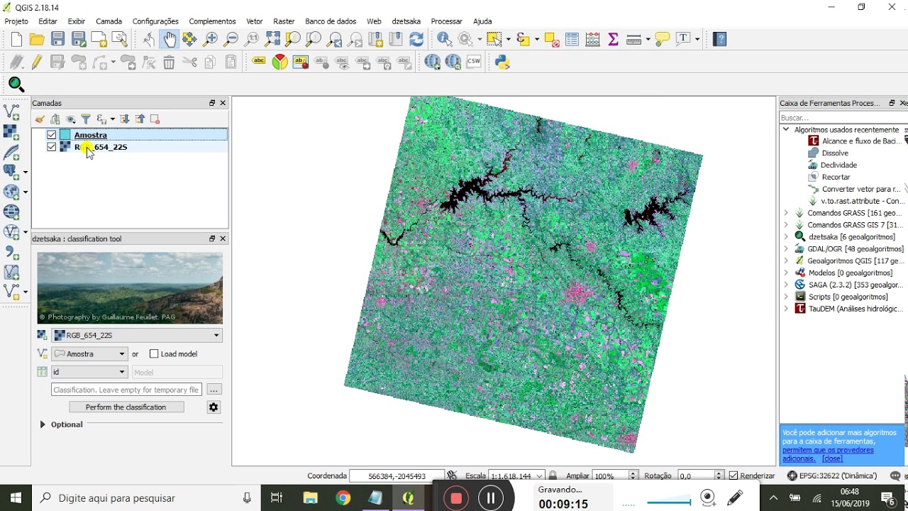 6 Classificação do uso e ocupação do solo Dzetsaka   QGis