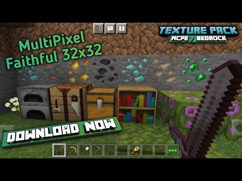MultiPixel | Faithful 32x32 MCPE 1.17 | Texture Pack Minecraft PE / Bedrock