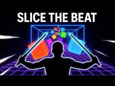 BEAT SABER Immersive Interactive Warm Up | Real Life Rhythm Game (Full Body Cardio)