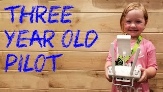 THIS is how a 3 year old flies a Drone - KEN HERON
