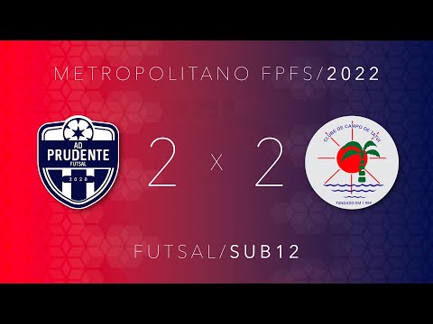 AD Prudente 2 x 2 Tatuí Futsal - Metropolitano FPFS - sub12 - 21/04/2022