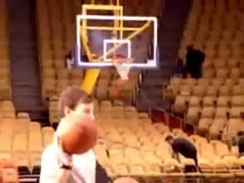 LeBron James hits full court shots Powerade Commercial 360p