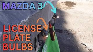 2013 Mazda 3 License Plate Blub Replacement