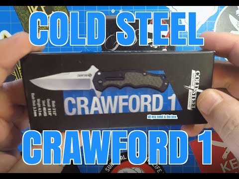 Cold Steel Crawford 1 Knife Review: 2019 CS Offering!!!