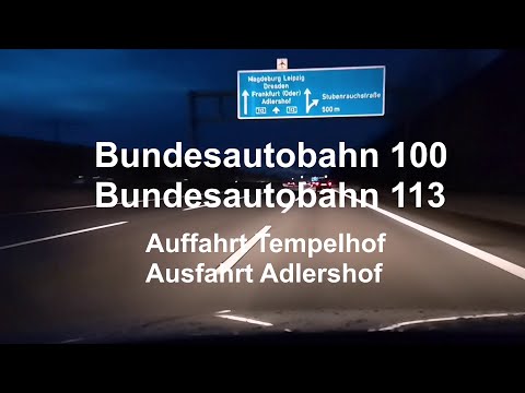 Berlin - A100 und A113