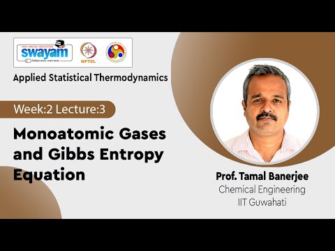 Applied Statistical Thermodynamics Introduction Video