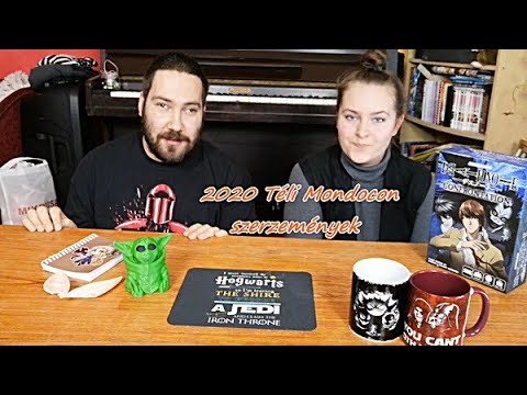 2020 MONDOCON - Szerzeményeim +Death Note társasjáték bemutató - Mongufta Family