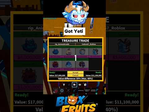 Tausche neue Yeti-Früchte gegen Blox-Früchte 😱