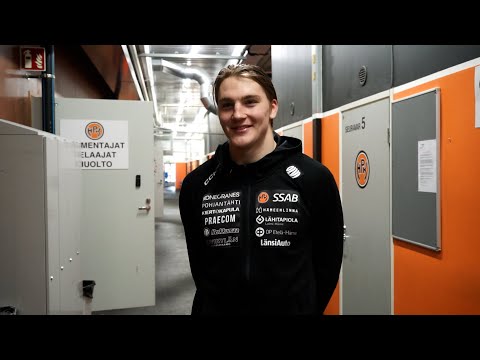 BioRex-otteluennakko Pelicans-HPK 10.2.2023, Hämeen Herruus  -haastattelussa Eetu Liukas
