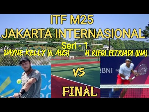 FULL MATCH: FINAL ITF M25 JAKARTA M RIFQI FITRIADI (INA)VS DAYNE KELLY (AUS)