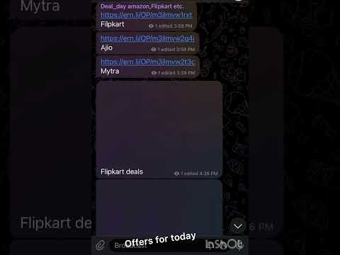 Deals on telegram and get rewards. #trending #deals #amazon #Flipkart #mytra #ajio