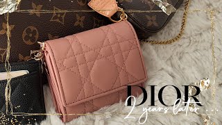 LADY DIOR LOTUS WALLET  | 2 Years Review | Do I regret buying it