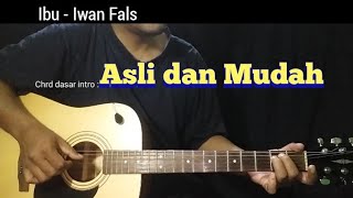 Download lagu Chord Ibu - Iwan Fals ( Tutorial Gitar Asli ) lengkap cara petik mp3