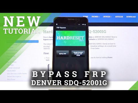 How to Bypass Google Verification on DENVER SDQ-52001G - Unlock FRP