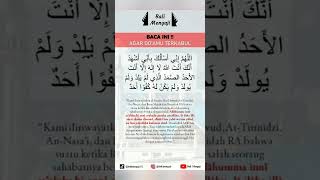 Download lagu Agar Doamu Terkabul (Allahumma inni as aluka bi anni asyhadu annaka antallah) mp3