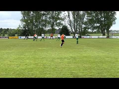 HBOK 1 tegen V.V. De Meern 1 van 20 mei 2023. Schot Abel.
