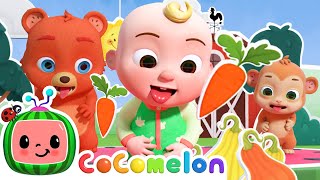 Yes Yes Vegetables (with Baby Animals) | CoComelon Nursery Rhymes &amp; Kids Songs
