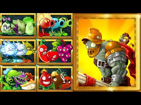 PVZ 2 | RANDOM Team Plants Power Up! vs Gladiator Gargantuar!