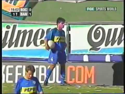 Boca Juniors vs Banfield 2003 - Clausura - English audio - Full match.