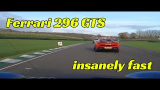 Cayman 987 2.7 vs Ferrari 296 GTS on track at Goodwood 🏁