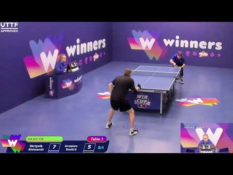 WINners CUP table 1 06.02 Skripnik Aleksandr - Arzanov Dmitrii 18:00