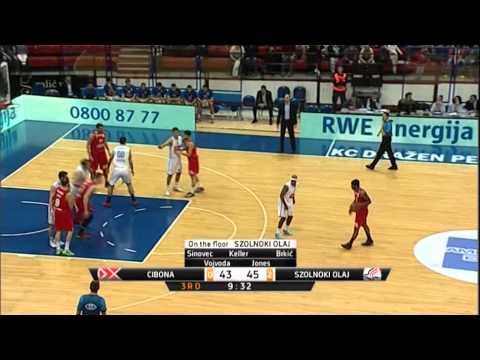 ABA Liga 2014/15, Round 06 match: Cibona - Szolnoki Olaj