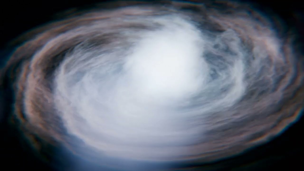 Animasi Galaksi Model 3D