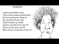 Ben JAMMIN’ reads Shel Silverstein: Warning